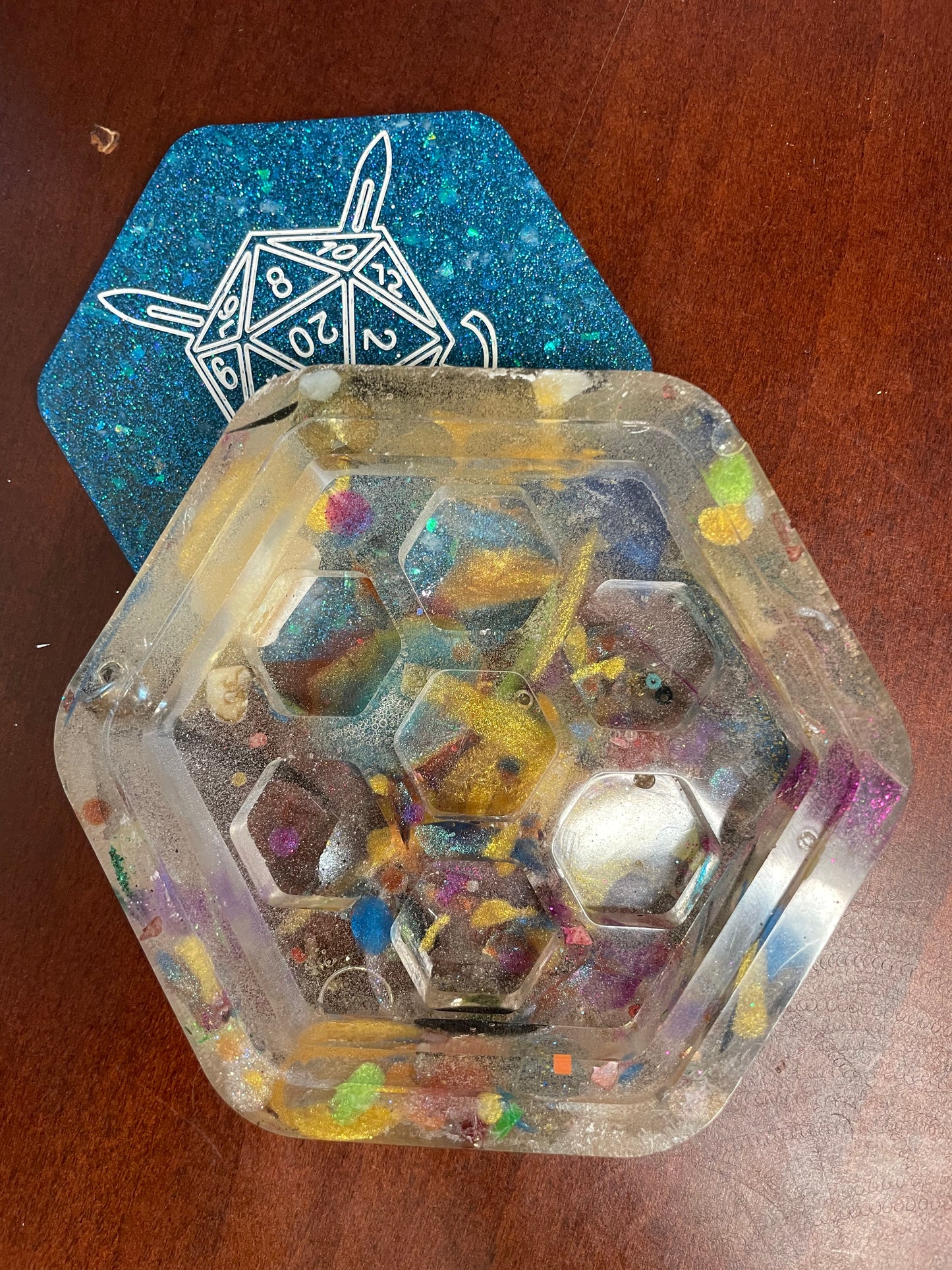 Hexagon DnD Dice Holder