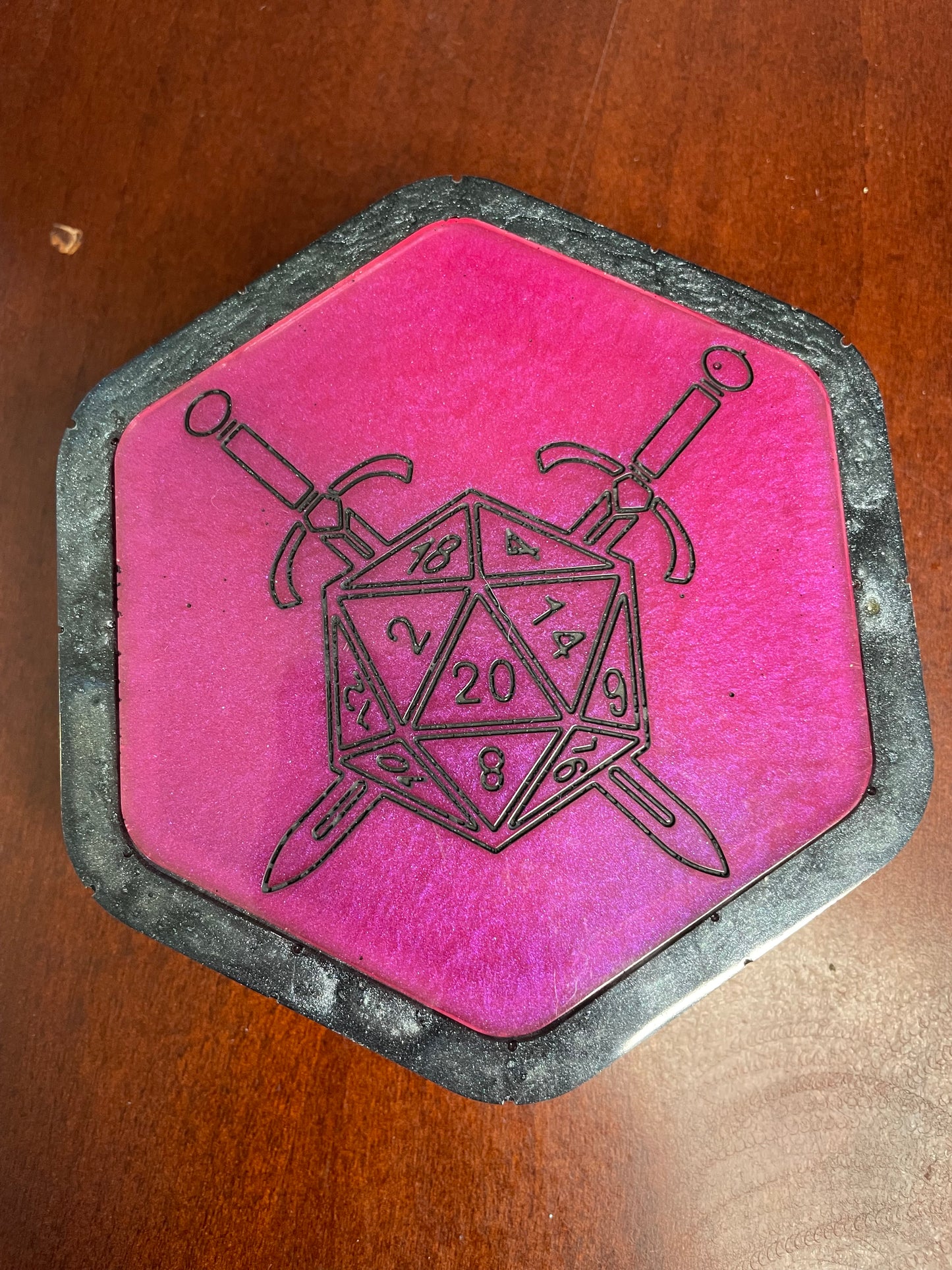 Hexagon DnD Dice Holder