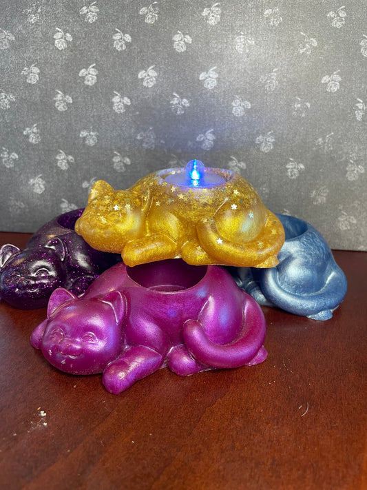 Kitty T-light candle holder
