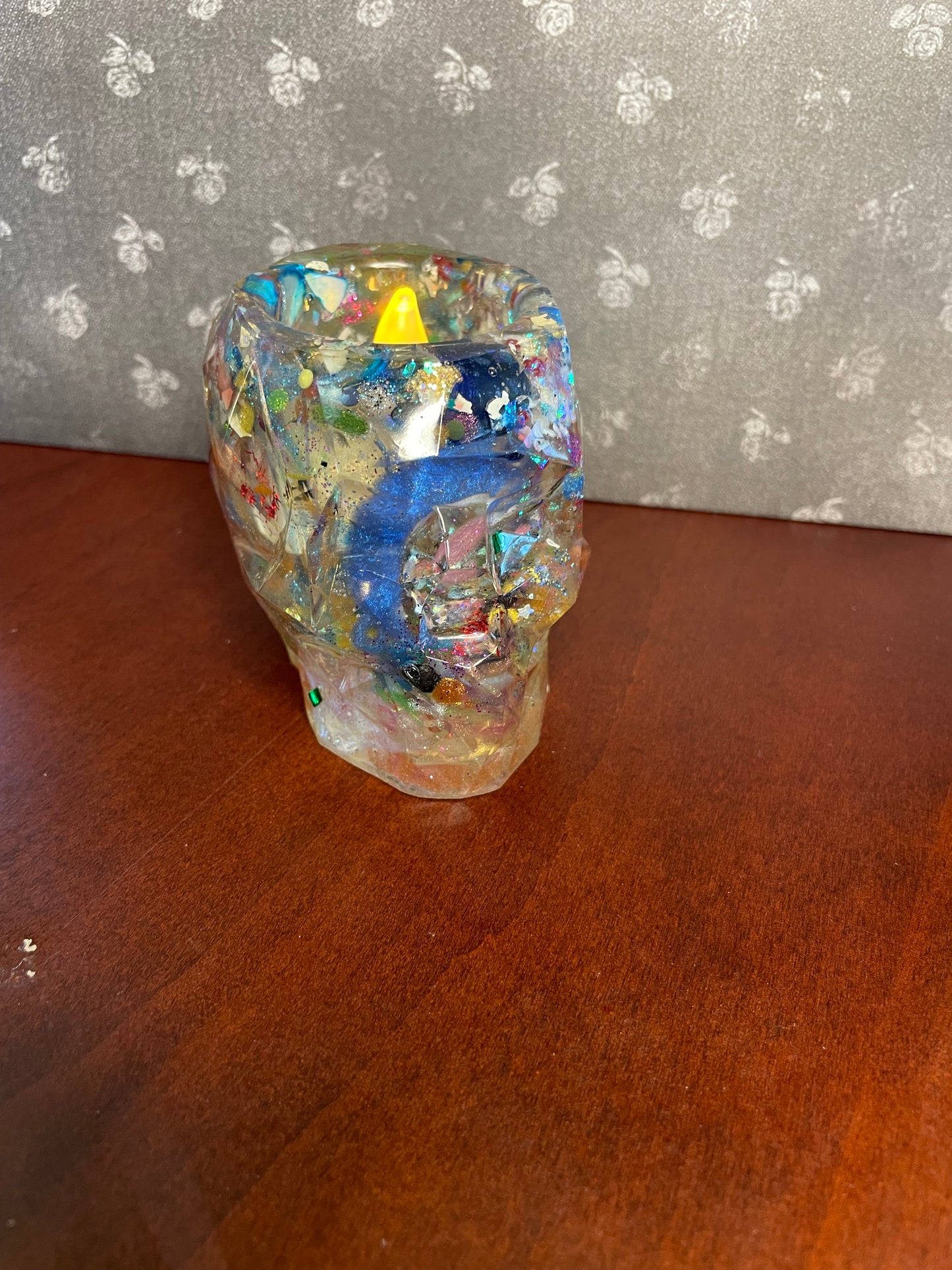 Geometric Skull T-light holders
