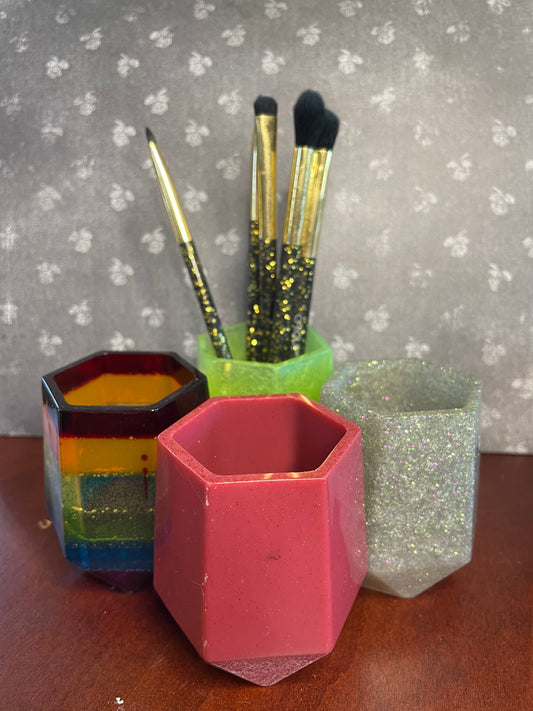 Make-up brush holder
